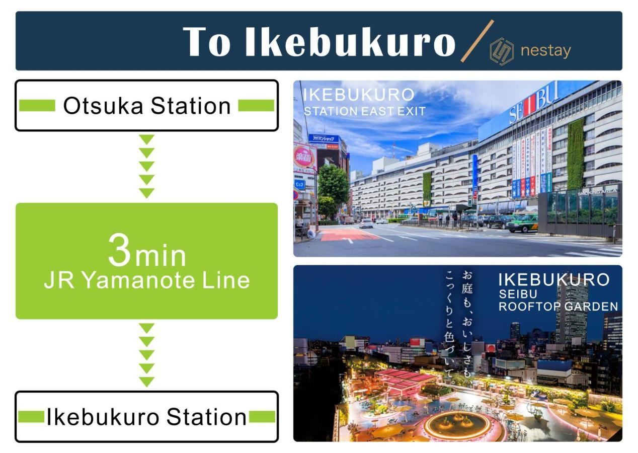Nestay Inn Tokyo Otsuka 103 Kültér fotó